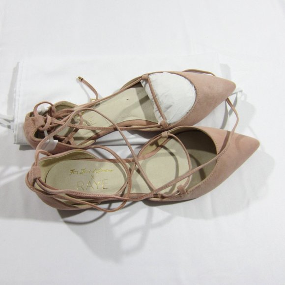 Raye x For Love & Lemons Blush PALOMA Flats 36.5 - Picture 6 of 8